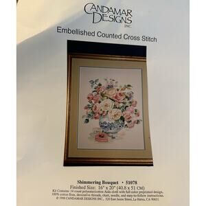 Candamar Designs Cross Stitch Kit SHIMMERING BOUTIQUE 51078